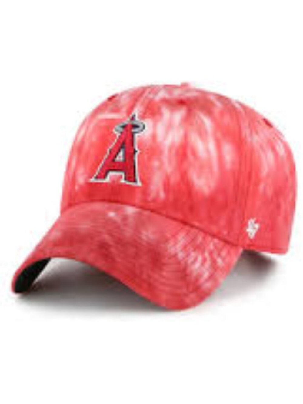 47 Los Angeles Angels Truckin Tie Dye Clean Up Adjustable Hat - Red
